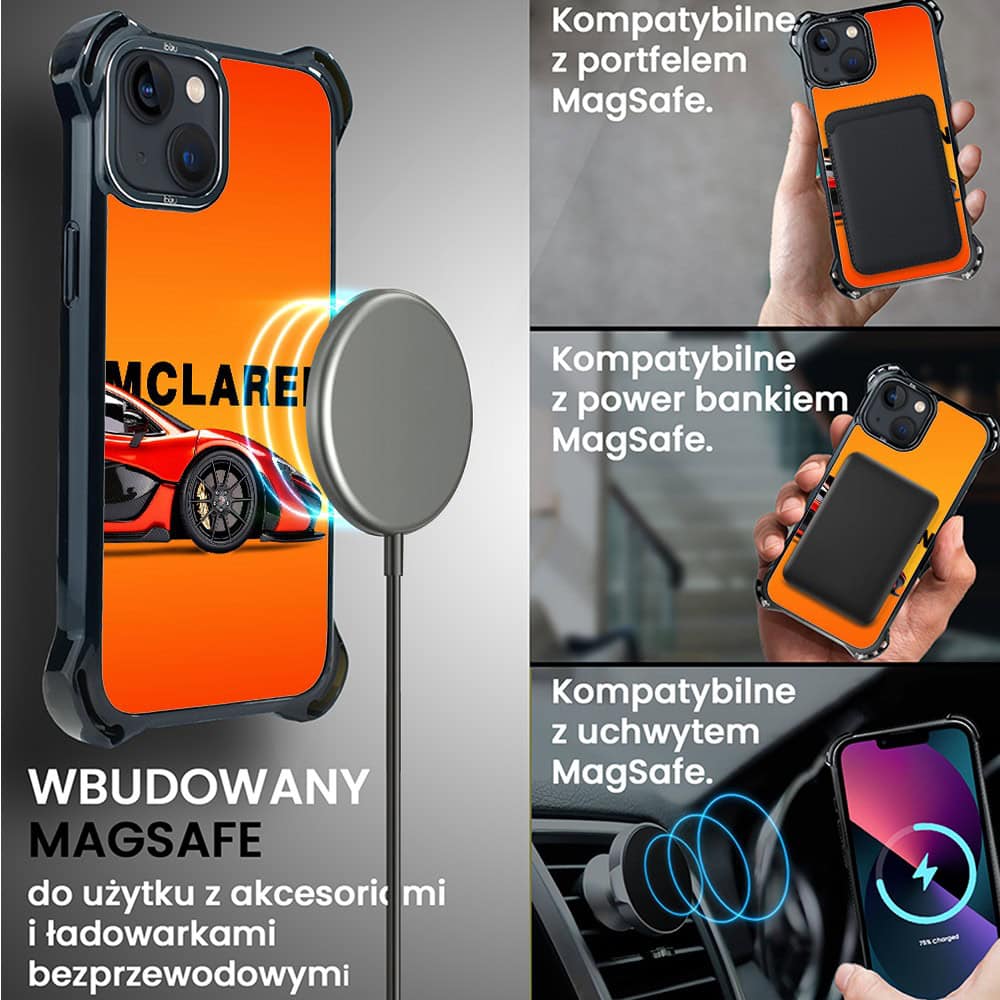 Etui do iPhone 13, Ibizu DropGuard Ultra z MagSafe, TechDrive, P1