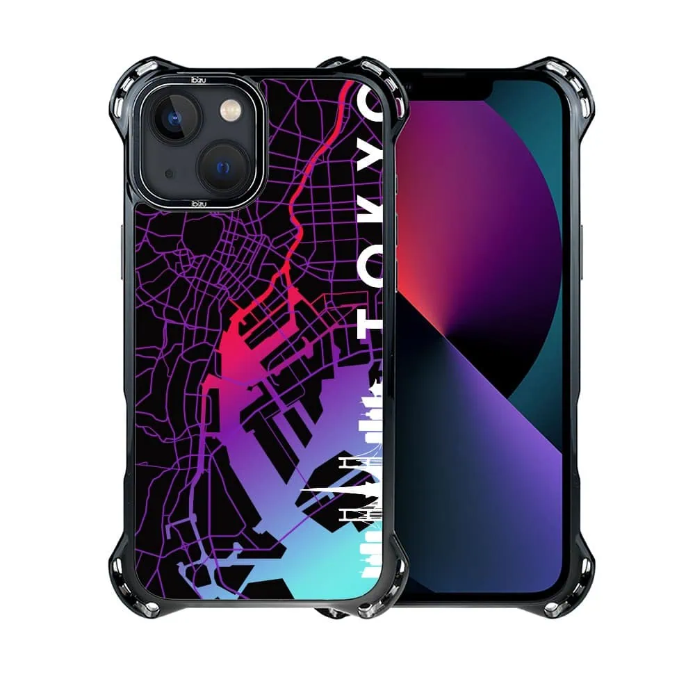 Etui do iPhone 13, Ibizu DropGuard Ultra z MagSafe, Mapy Świata, Tokyo
