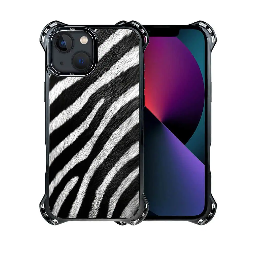 Etui do iPhone 13, Ibizu DropGuard Ultra z MagSafe, Zew Natury, Zebra
