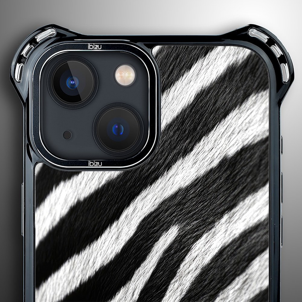 Etui do iPhone 13, Ibizu DropGuard Ultra z MagSafe, Zew Natury, Zebra
