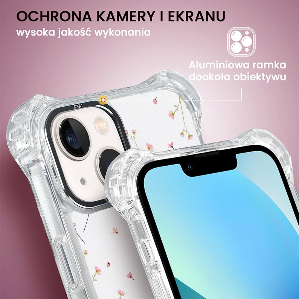 Etui do iPhone 13, Ibizu DropGuard Ultra z MagSafe, Pastel Bloom, Polna fantazja