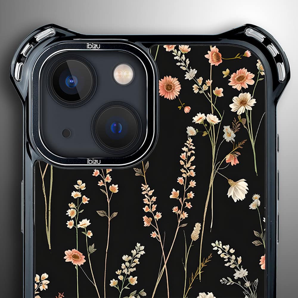Etui do iPhone 13, Ibizu DropGuard Ultra z MagSafe, Pastel Bloom, Północny ogród