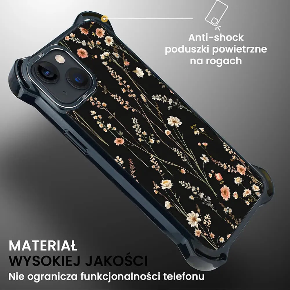 Etui do iPhone 13, Ibizu DropGuard Ultra z MagSafe, Pastel Bloom, Północny ogród
