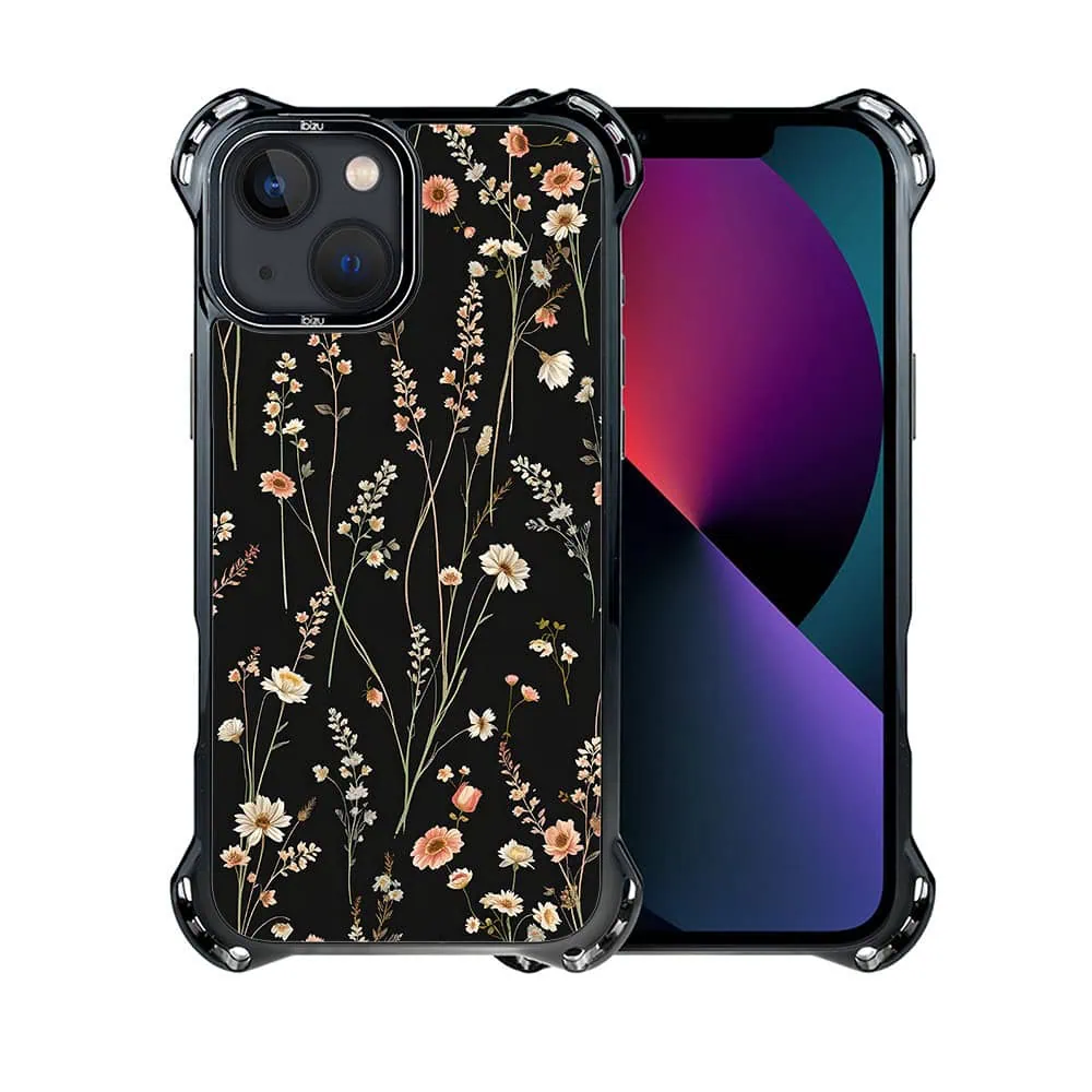 Etui do iPhone 13, Ibizu DropGuard Ultra z MagSafe, Pastel Bloom, Północny ogród