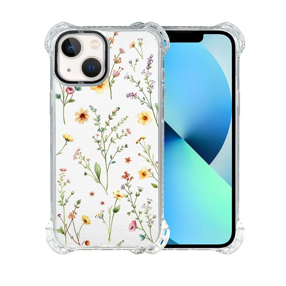 Etui do iPhone 13, Ibizu DropGuard Ultra z MagSafe, Pastel Bloom, Letni bukiet