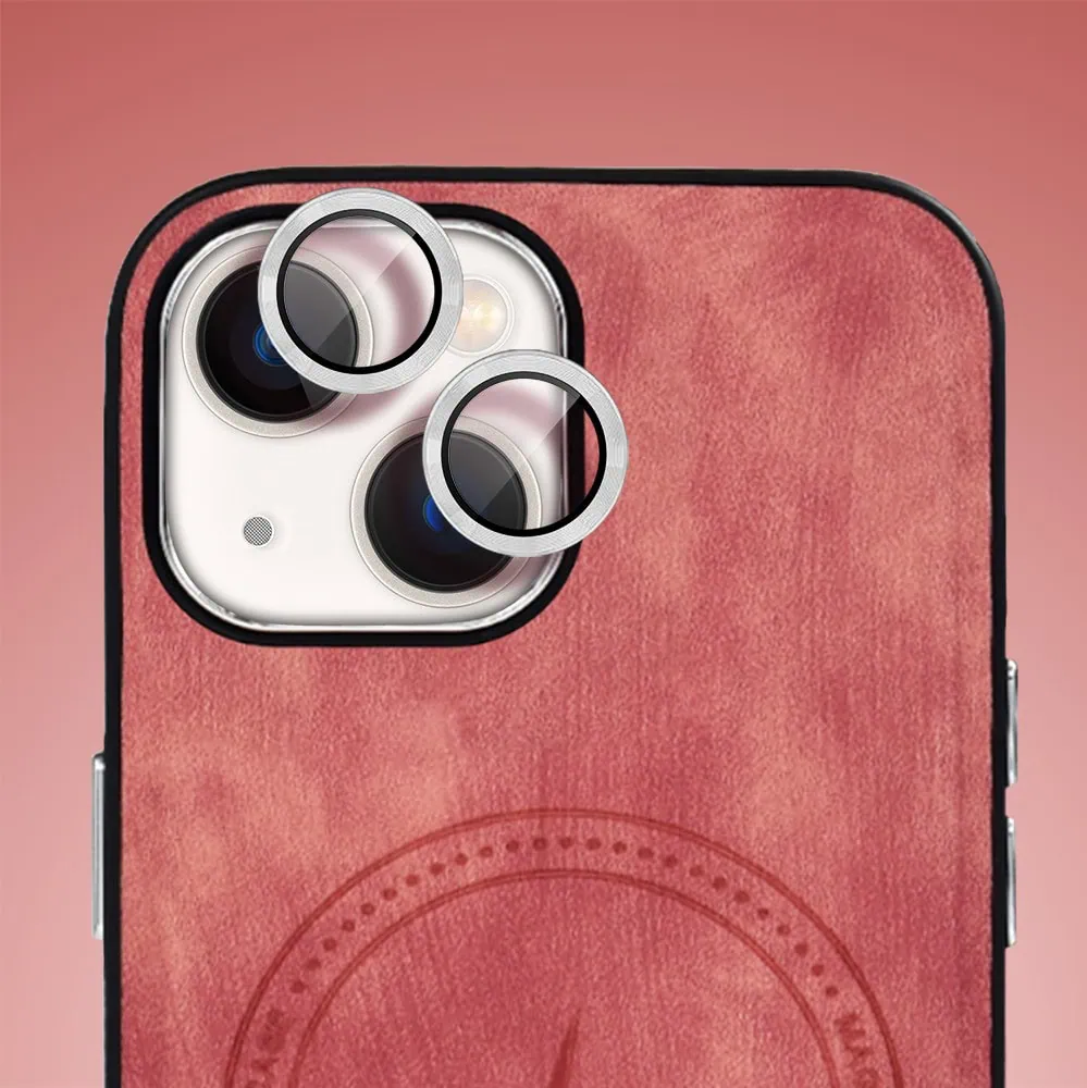 Etui do iPhone 13 Magsafe Business Leather, eleganckie, przyjemne w dotyku, koralowe
