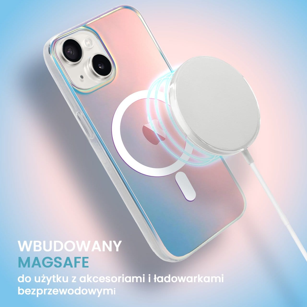 Etui do iPhone 13 MagSafe California Sunset, zmieniające kolor