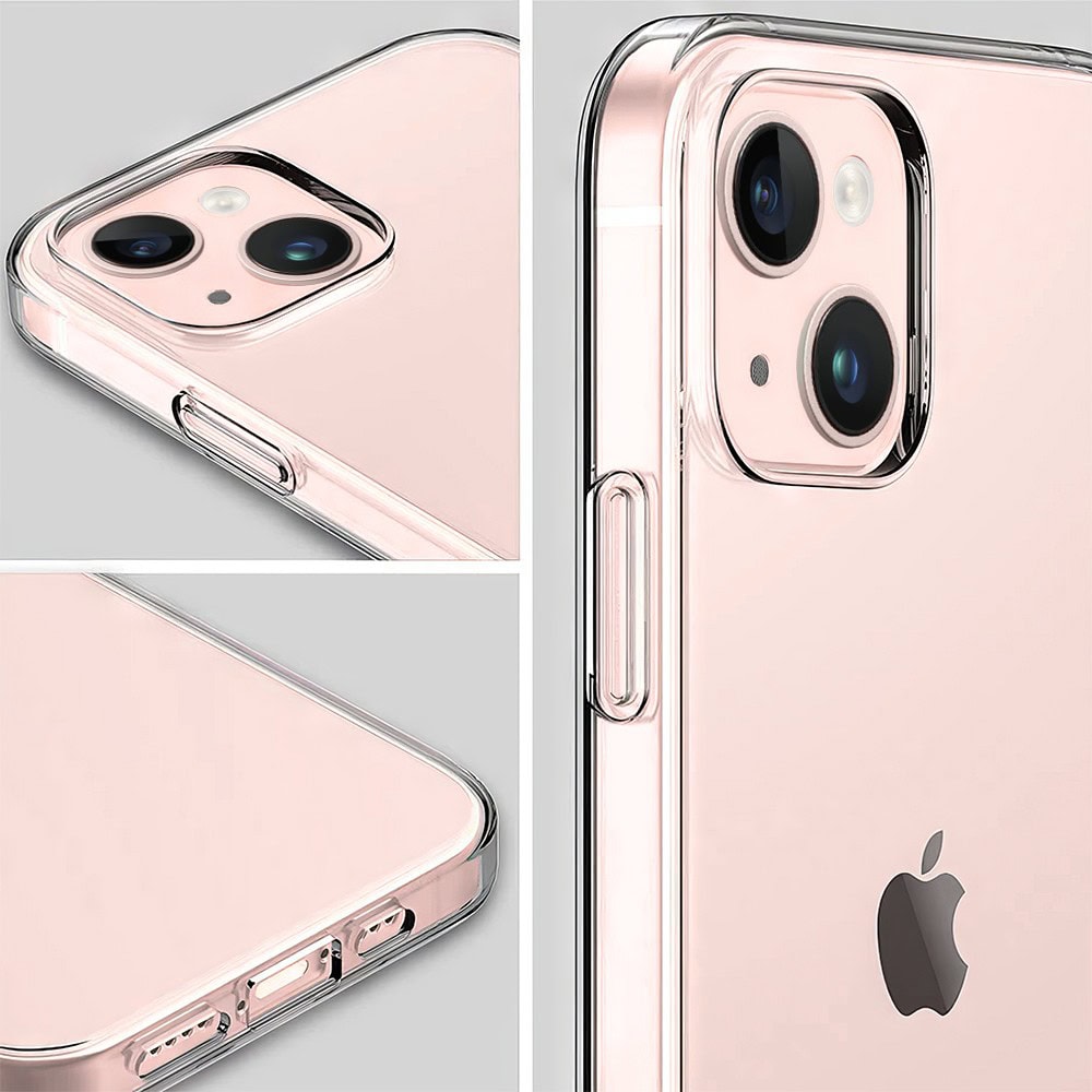 Etui do iPhone 13 Mini Clear Hybrid odporne na żółknięcie, przeźroczyste