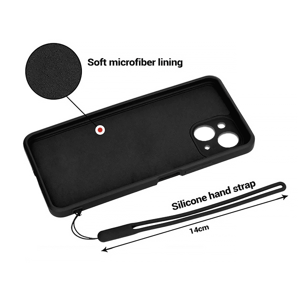 Etui do iPhone 13 Mini Magnetic Ring matowe nie widać śladów, uchwyt magnetyczny ze smyczą, czerwone