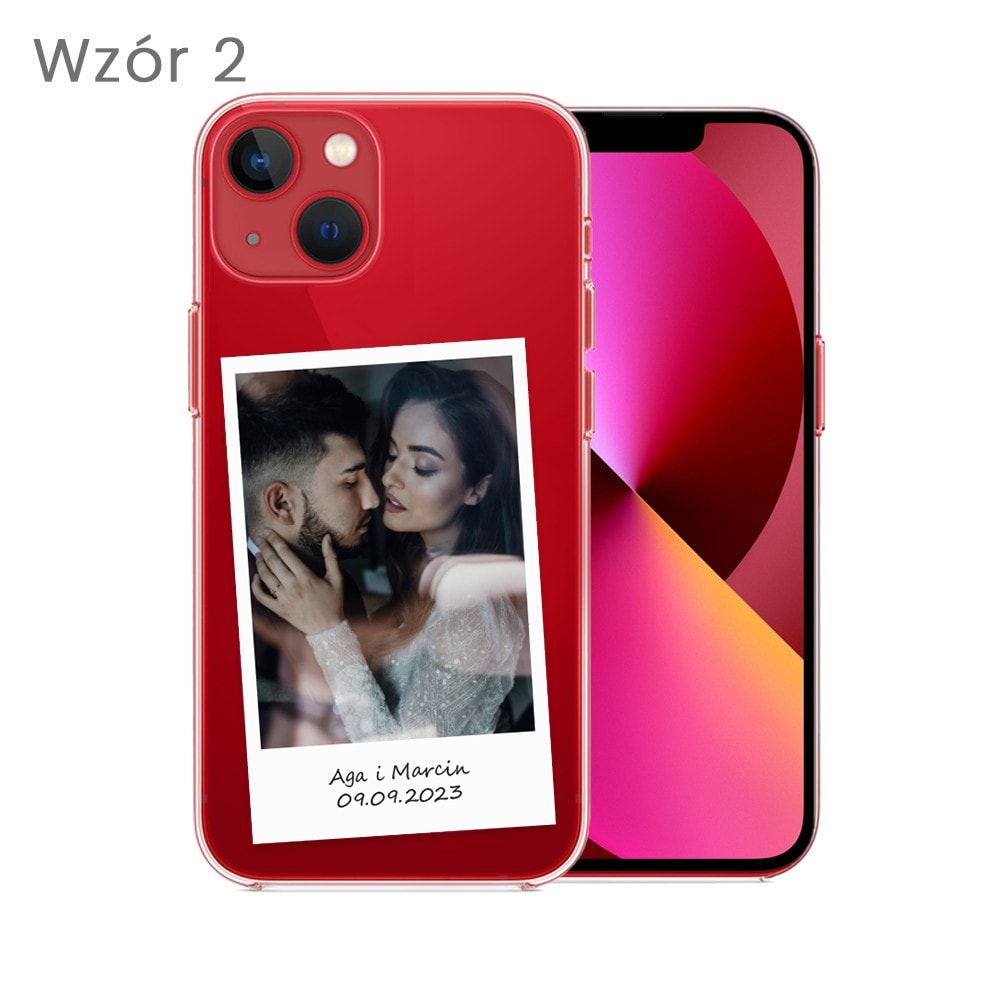 Etui do iPhone 13 Mini Polaroid z własnym zdjęciem, upominek na prezent