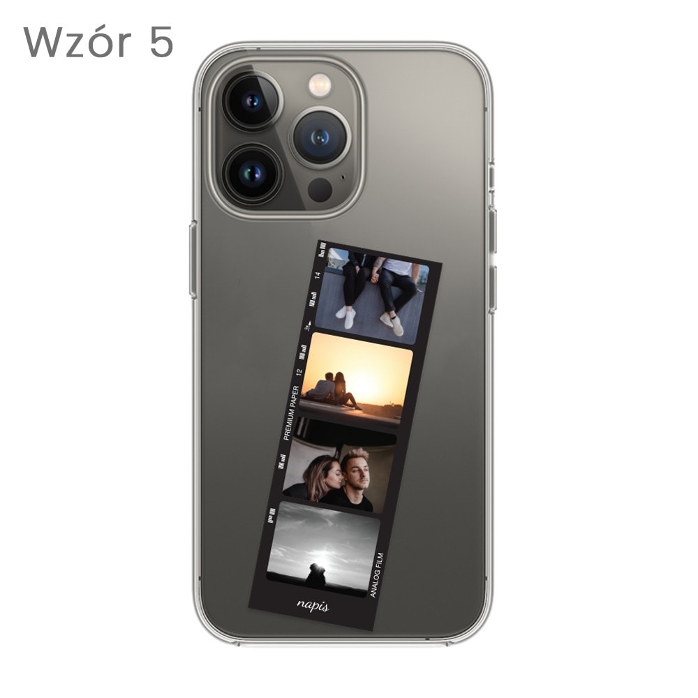 Etui do iPhone 13 Pro Polaroid z własnym zdjęciem, upominek na prezent