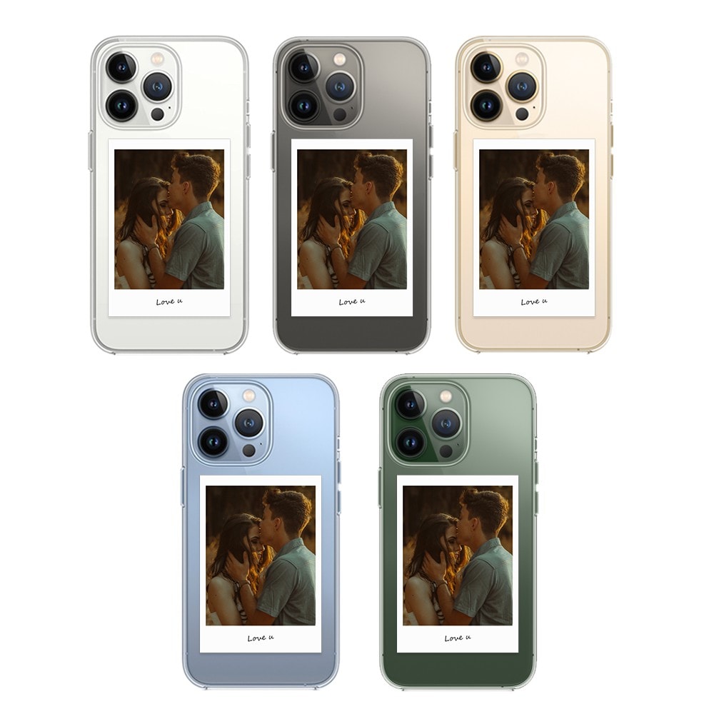 Etui do iPhone 13 Pro Polaroid z własnym zdjęciem, upominek na prezent