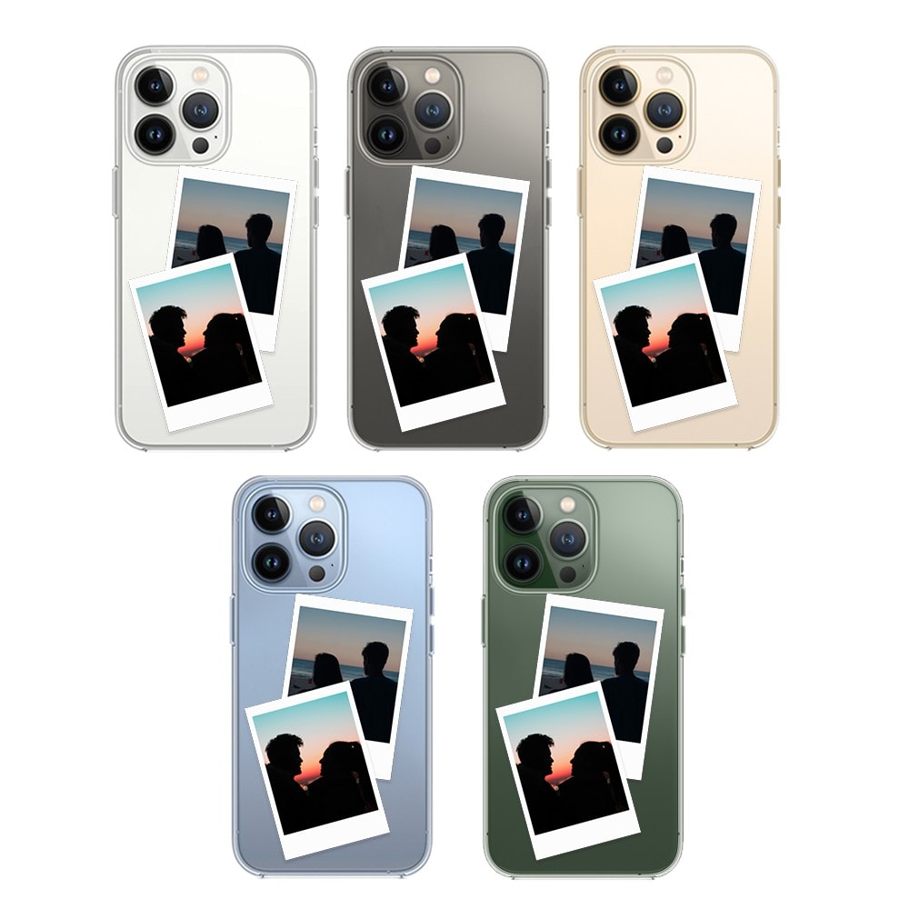 Etui do iPhone 13 Pro Polaroid z własnym zdjęciem, upominek na prezent
