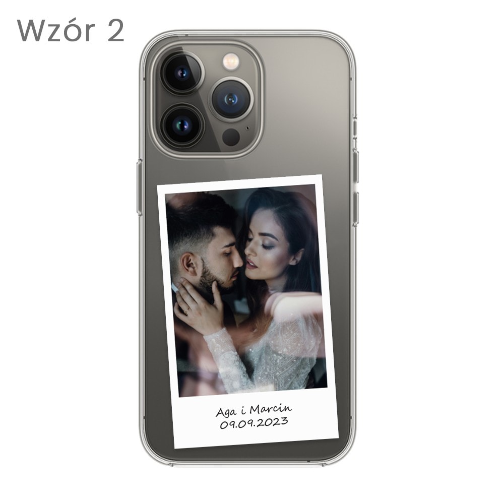 Etui do iPhone 13 Pro Polaroid z własnym zdjęciem, upominek na prezent