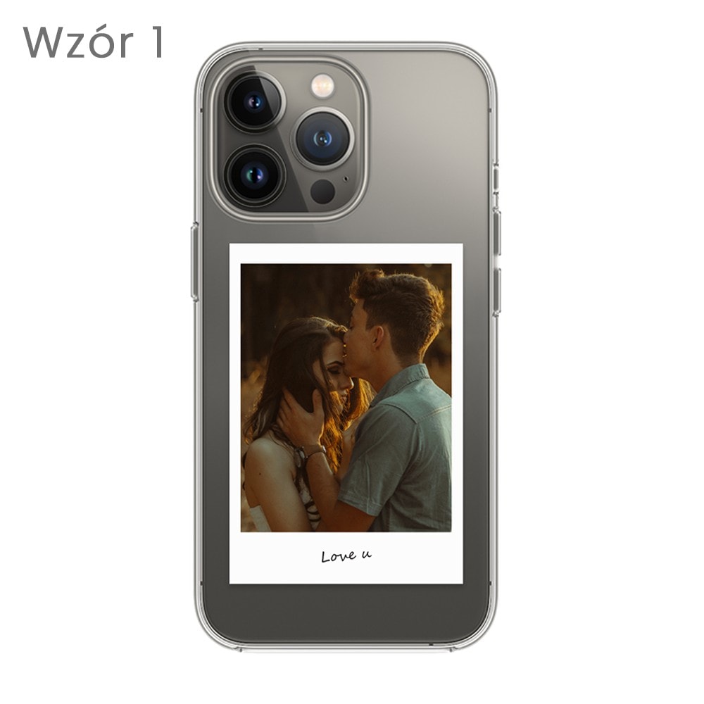 Etui do iPhone 13 Pro Polaroid z własnym zdjęciem, upominek na prezent