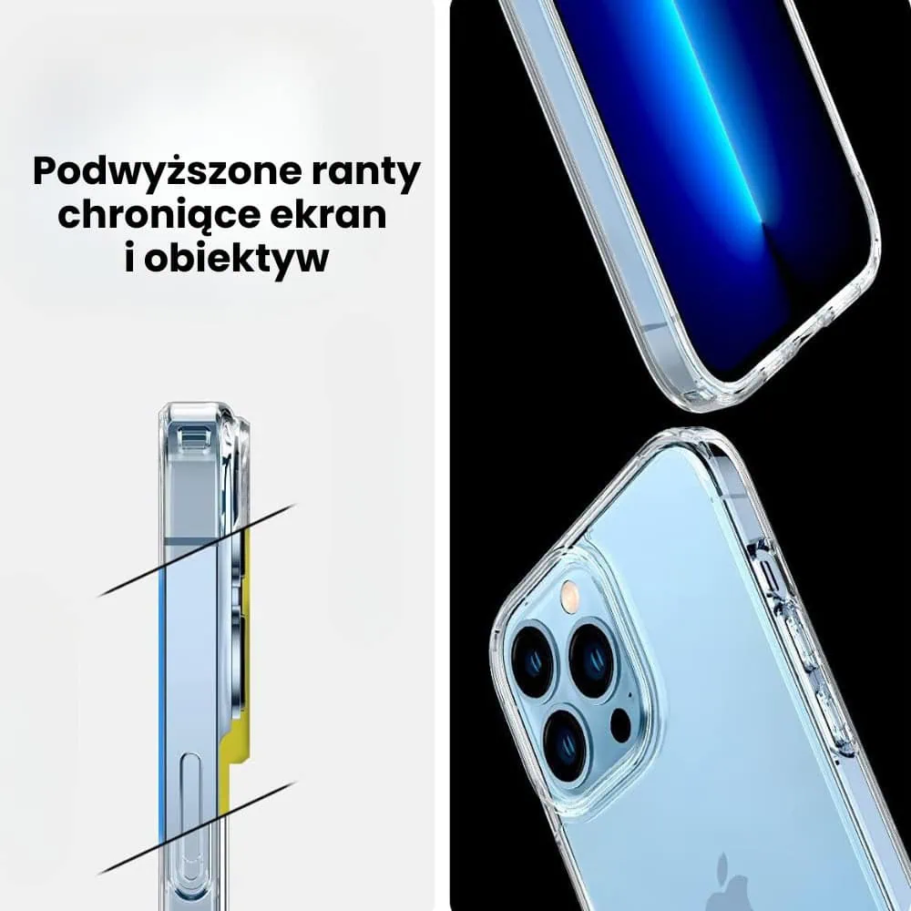 Etui do iPhone 13 Pro Max Premium Clear, przeźroczyste, transparentne