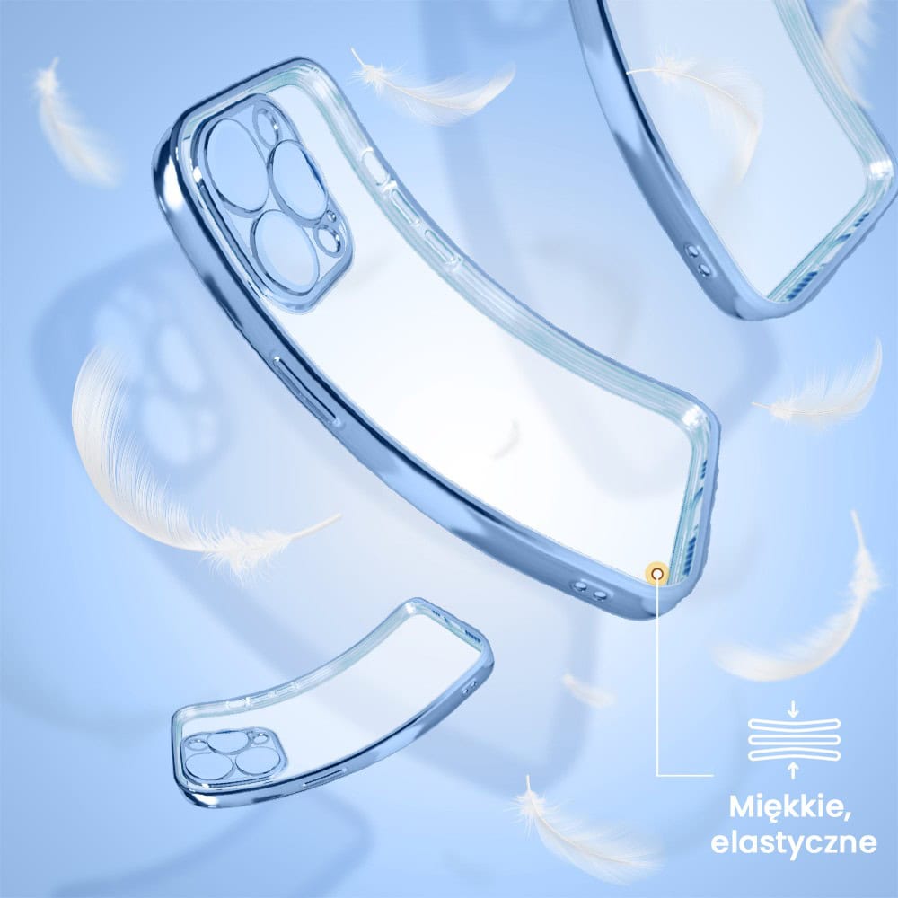 Etui do iPhone 13 Pro slim blue z osłoną kamery, górski niebieski (OUTLET)