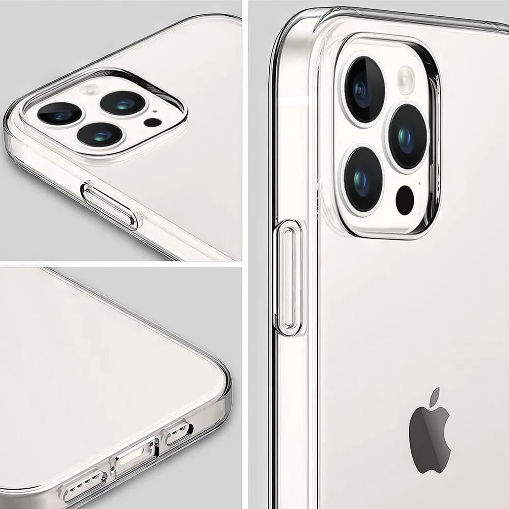 Etui do iPhone 13 Pro Max ever CLEAR hybrid odporne na żółknięcie, przeźroczyste