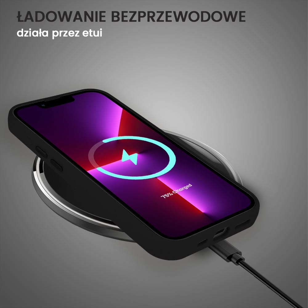 Etui do iPhone 13 Pro Max Arctic Stand, półprzeźroczyste, z osłoną aparatu i podstawką, czarne