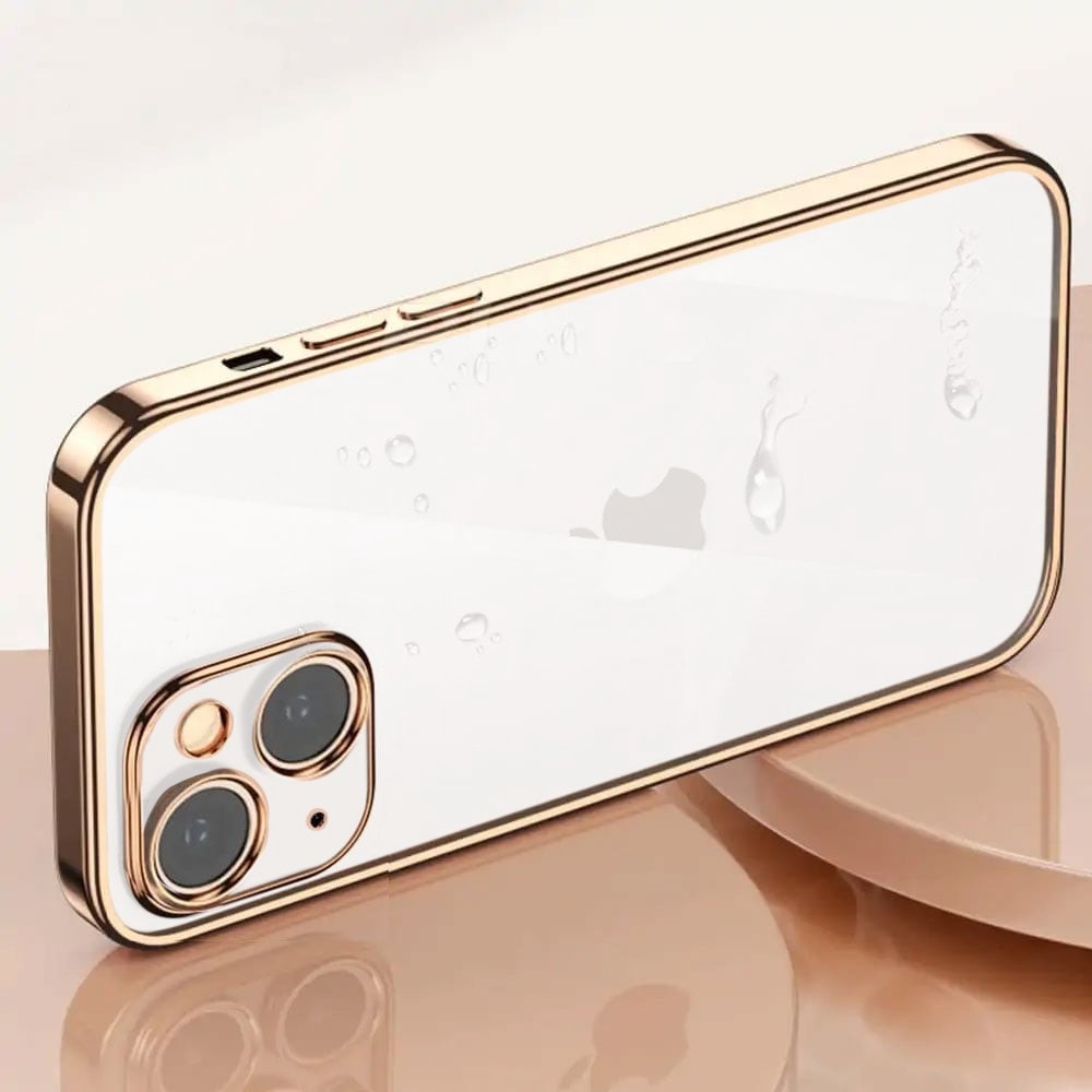 Etui do iPhone 13 slim golden z osłoną kamery, czerwone złoto (OUTLET)
