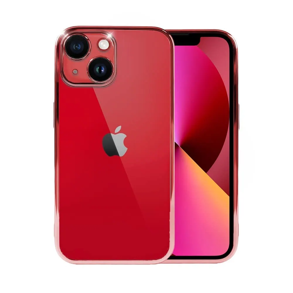 Etui do iPhone 13 slim red z osłoną kamery, czerwone (OUTLET)