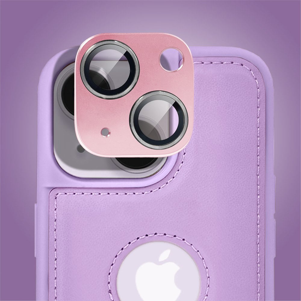 Etui do iPhone 14 2w1 Magsafe Double Wallet, zestaw etui oraz kabura ze smyczą, fioletowe