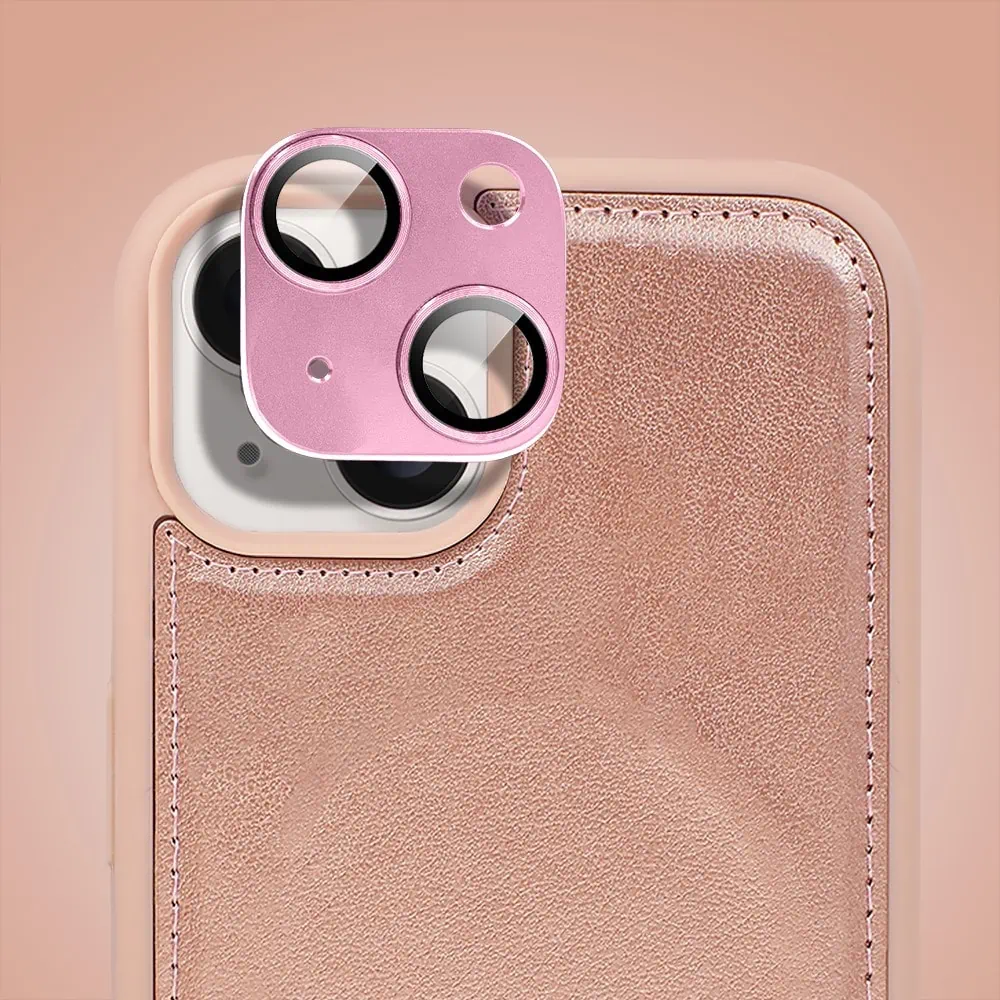 Etui do iPhone 14 3w1 Magsafe Double Book, zestaw etui oraz kabura z podstawką, różowe złoto