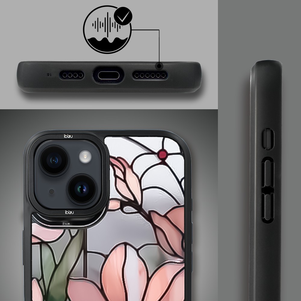 Etui do iPhone 14 Plus IBIZU DropGuard Matt z MagSafe, Barwy Szkła, Różowa magnolia