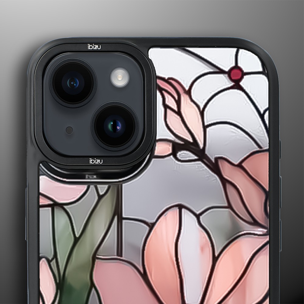 Etui do iPhone 14 Plus IBIZU DropGuard Matt z MagSafe, Barwy Szkła, Różowa magnolia
