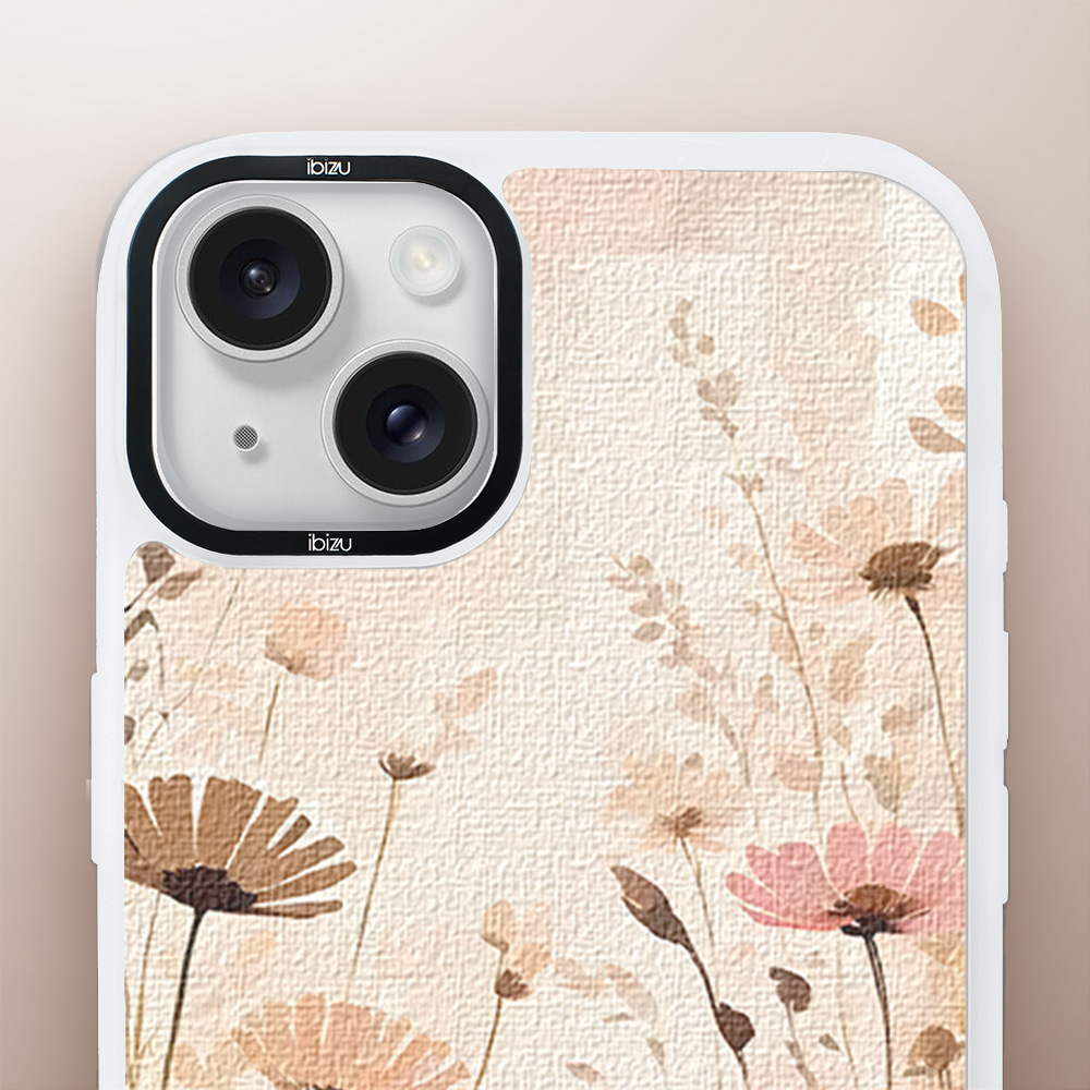 Etui do iPhone 14 Plus IBIZU DropGuard Matt z MagSafe, Boho, Kwiatowa łąka