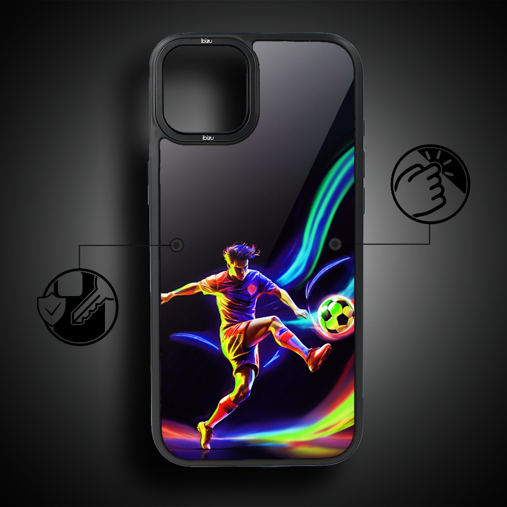 Etui do iPhone 14 Plus IBIZU DropGuard Matt z MagSafe, #ElectroMove, W rytmie piłki nożnej