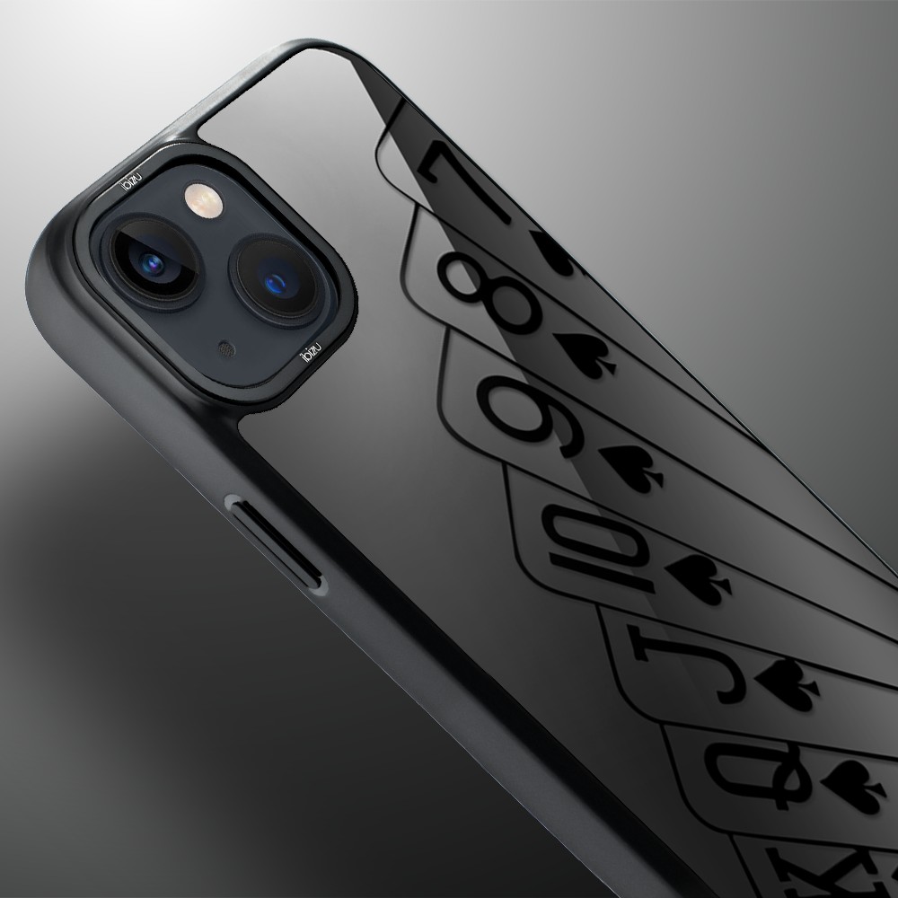 Etui do iPhone 14 Plus IBIZU DropGuard Matt z MagSafe, Midnight, Karty do gry