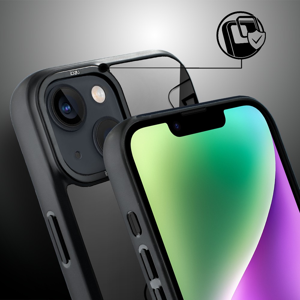 Etui do iPhone 14 Plus IBIZU DropGuard Matt z MagSafe, Midnight, Karty do gry