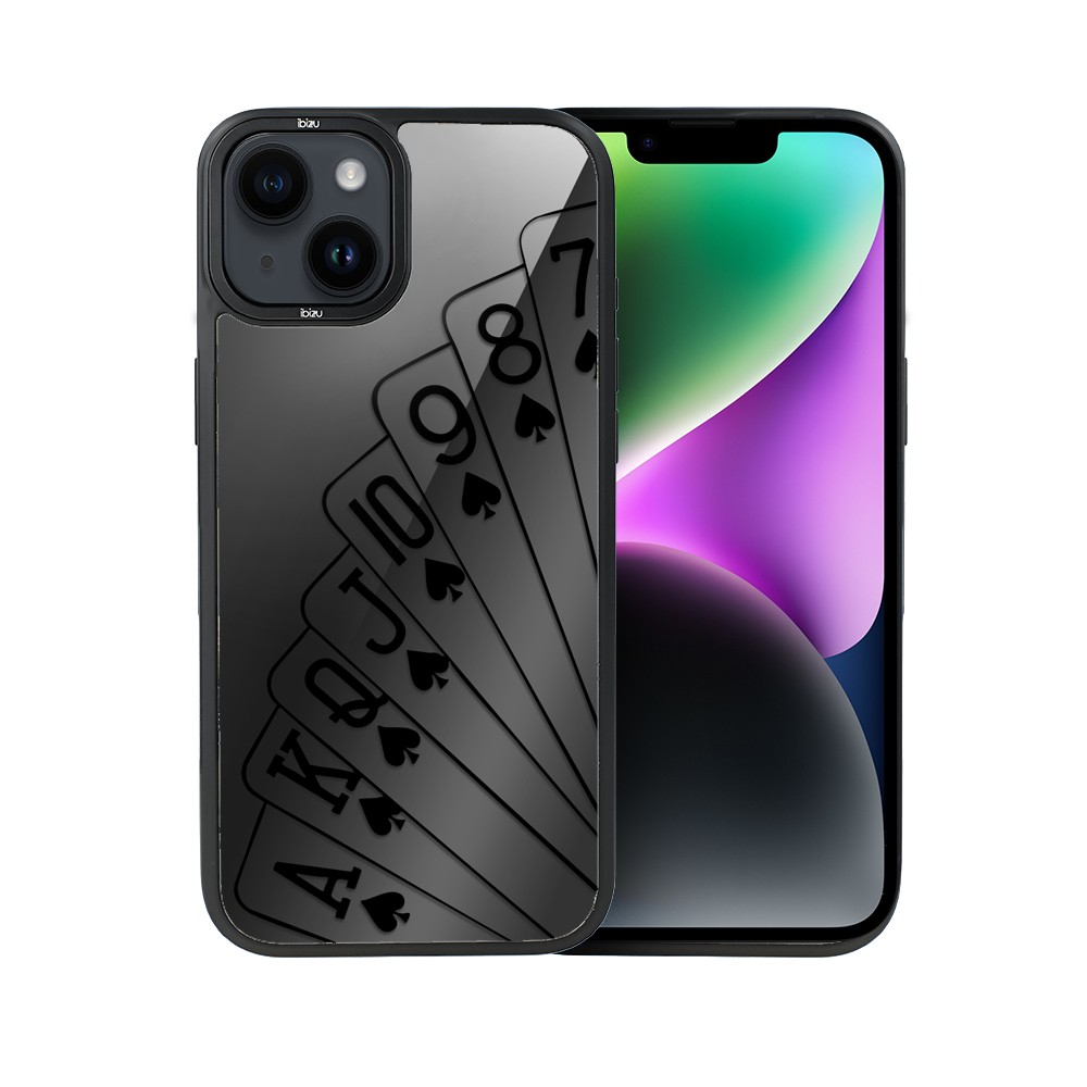 Etui do iPhone 14 Plus IBIZU DropGuard Matt z MagSafe, Midnight, Karty do gry