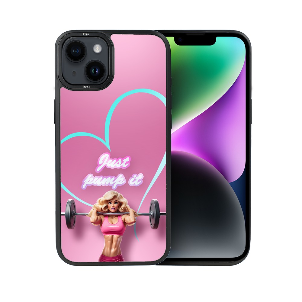 Etui do iPhone 14 Plus IBIZU DropGuard Matt z MagSafe, #Move, Pump it love