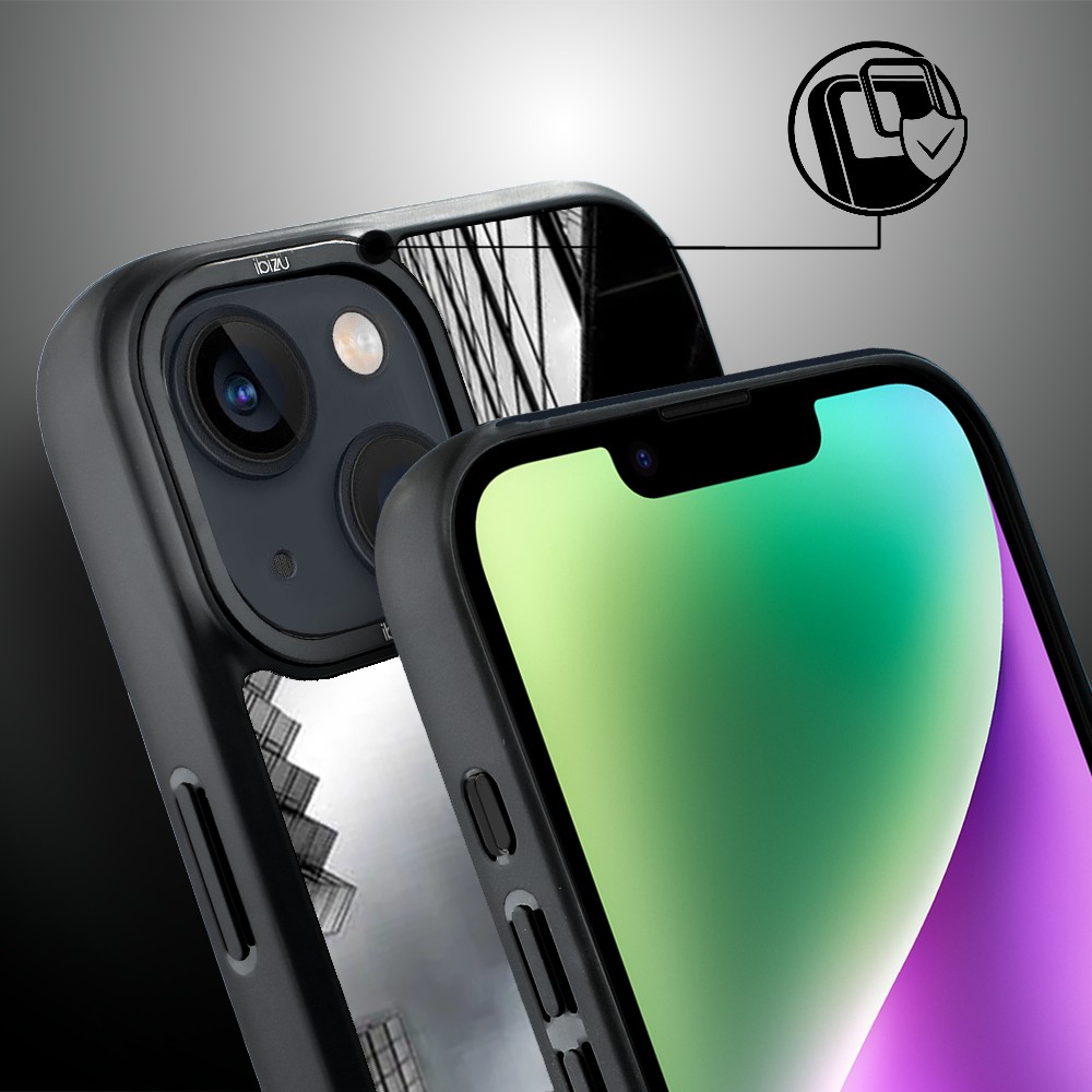 Etui do iPhone 14 Plus IBIZU DropGuard Matt z MagSafe, Noir City, Drapacze Chmur