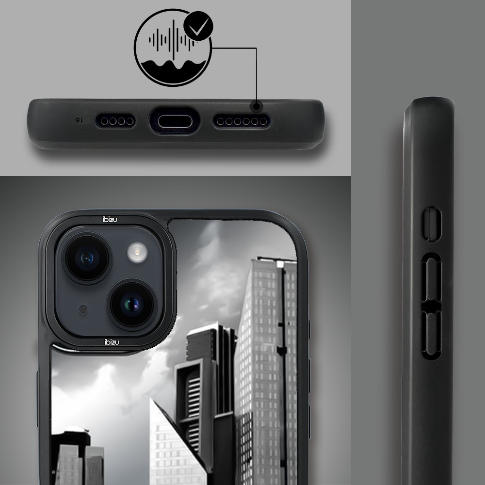 Etui do iPhone 14 Plus IBIZU DropGuard Matt z MagSafe, Noir City, Manhattan