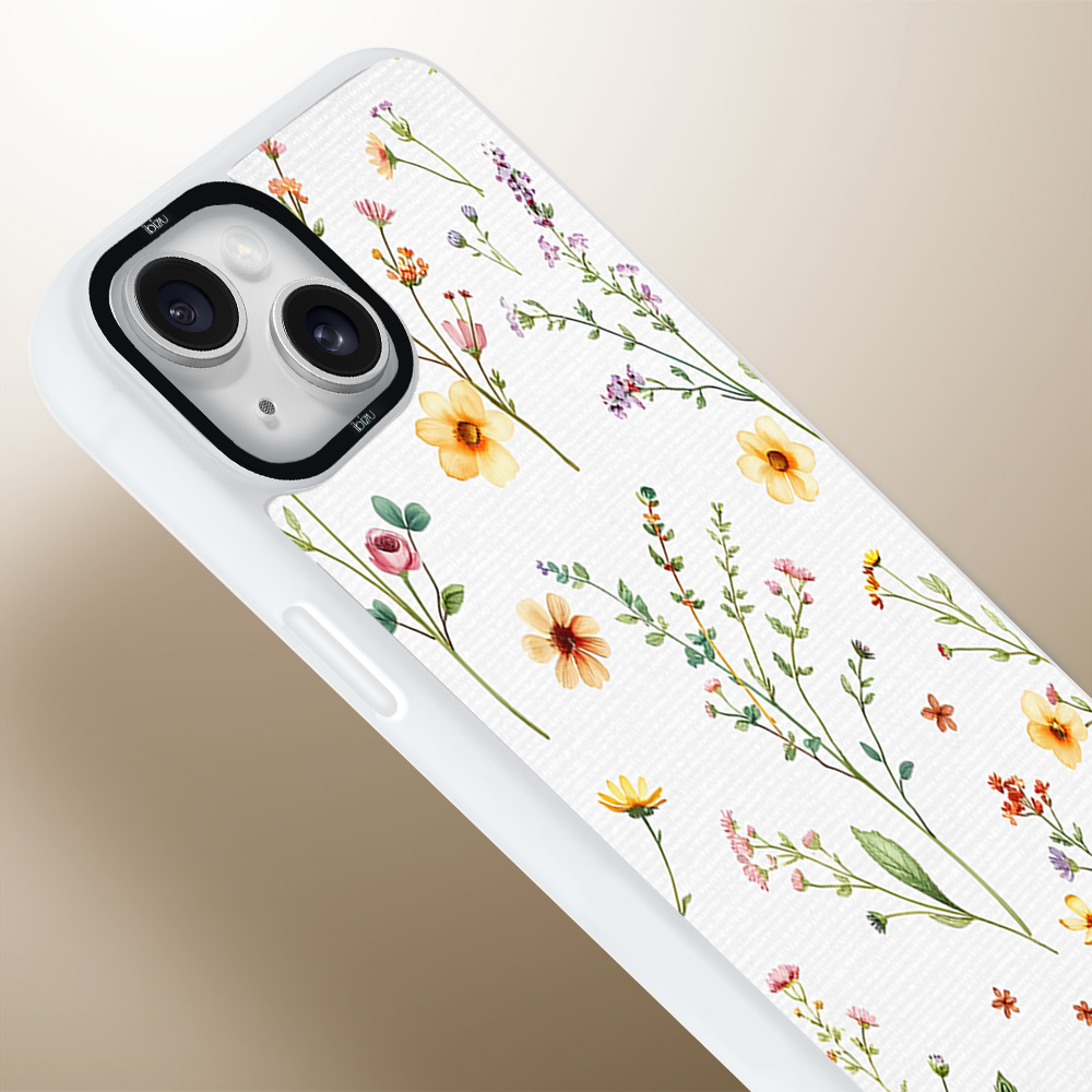 Etui do iPhone 14 Plus IBIZU DropGuard Matt z MagSafe, Pastel Bloom, Letni bukiet