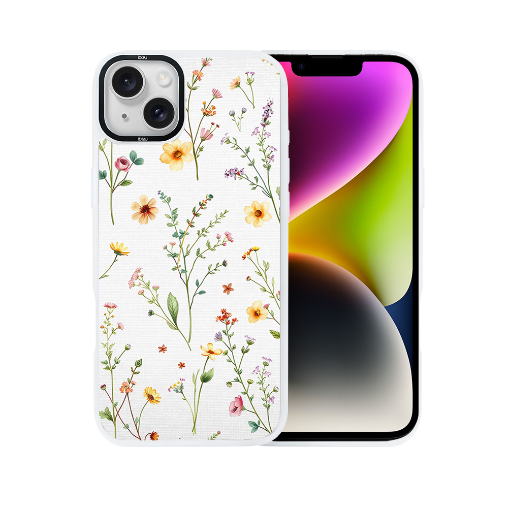Etui do iPhone 14 Plus IBIZU DropGuard Matt z MagSafe, Pastel Bloom, Letni bukiet