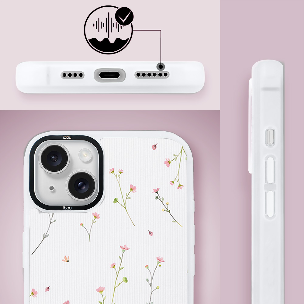 Etui do iPhone 14 Plus IBIZU DropGuard Matt z MagSafe, Pastel Bloom, Polna fantazja