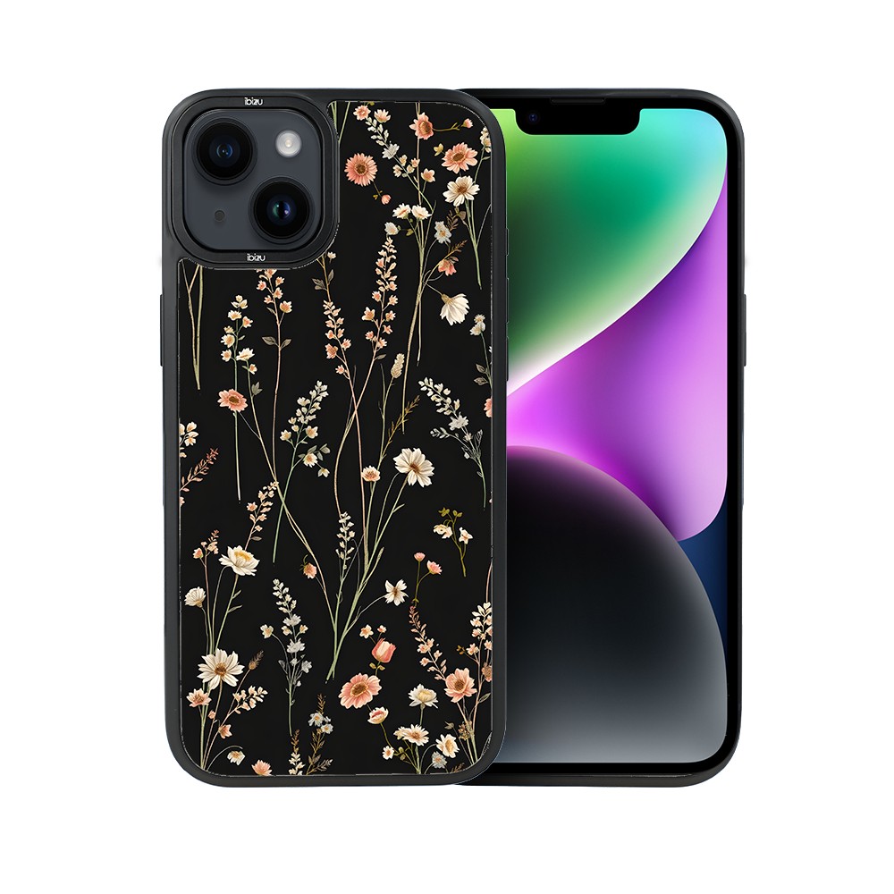 Etui do iPhone 14 Plus IBIZU DropGuard Matt z MagSafe, Pastel Bloom, Północny ogród