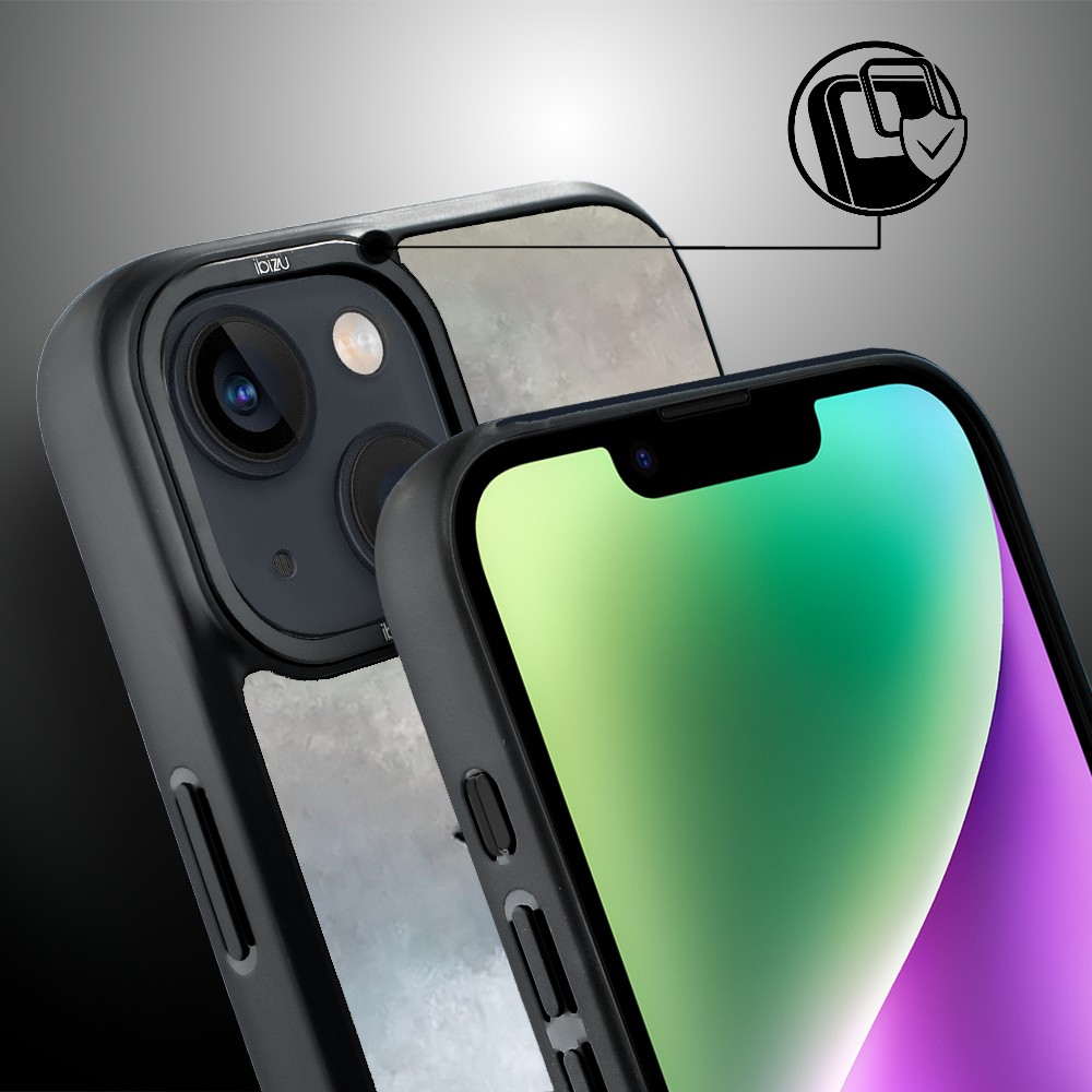 Etui do iPhone 14 Plus IBIZU DropGuard Matt z MagSafe, Rene Magritte, syn człowieczy