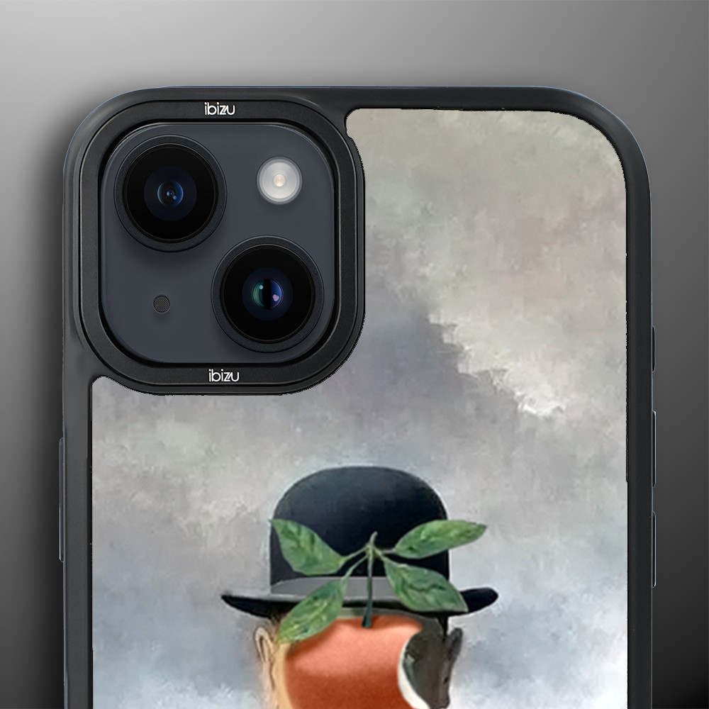 Etui do iPhone 14 Plus IBIZU DropGuard Matt z MagSafe, Rene Magritte, syn człowieczy