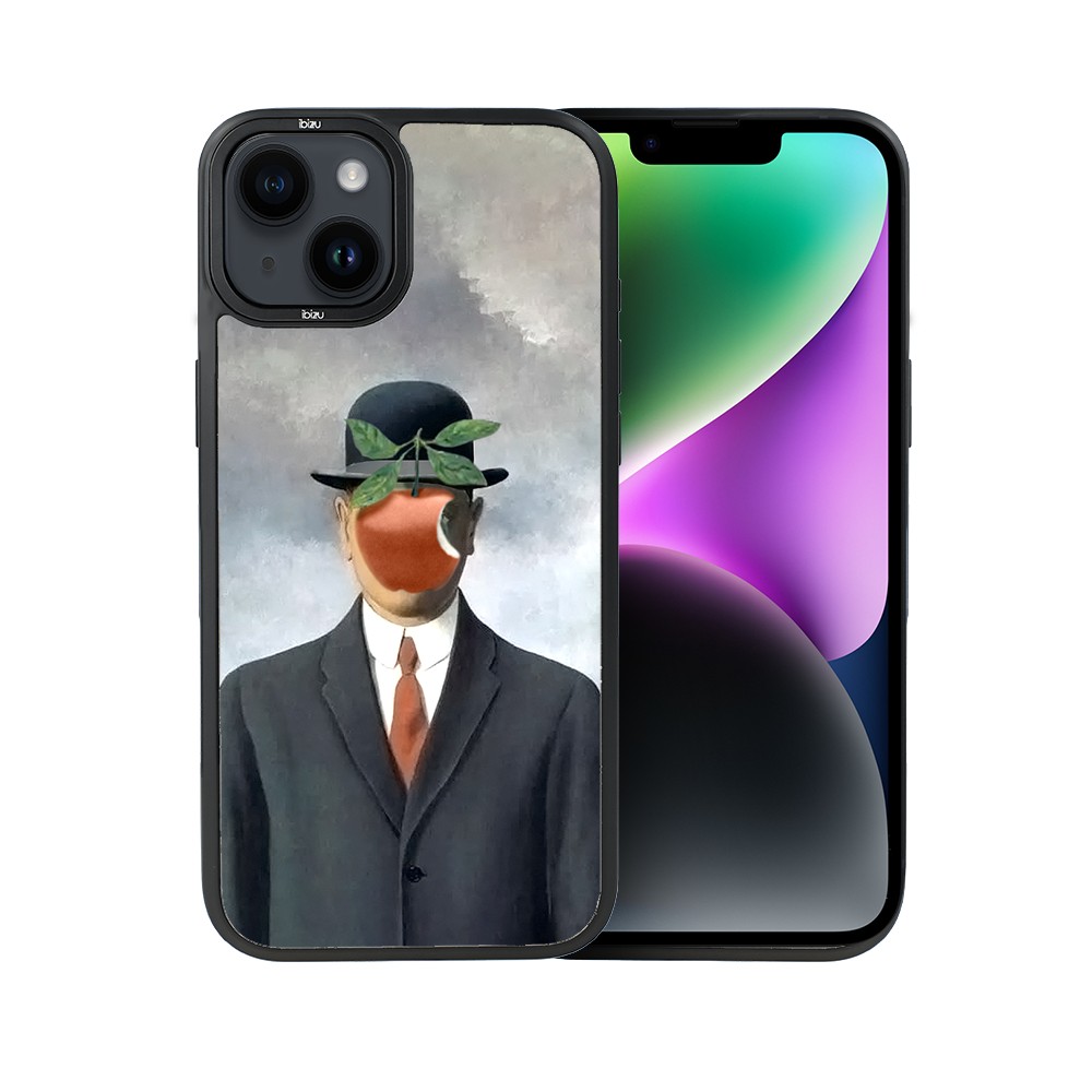 Etui do iPhone 14 Plus IBIZU DropGuard Matt z MagSafe, Rene Magritte, syn człowieczy