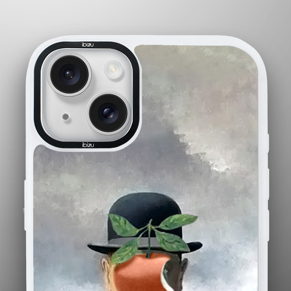 Etui do iPhone 14 Plus IBIZU DropGuard Matt z MagSafe, Rene Magritte, syn człowieczy