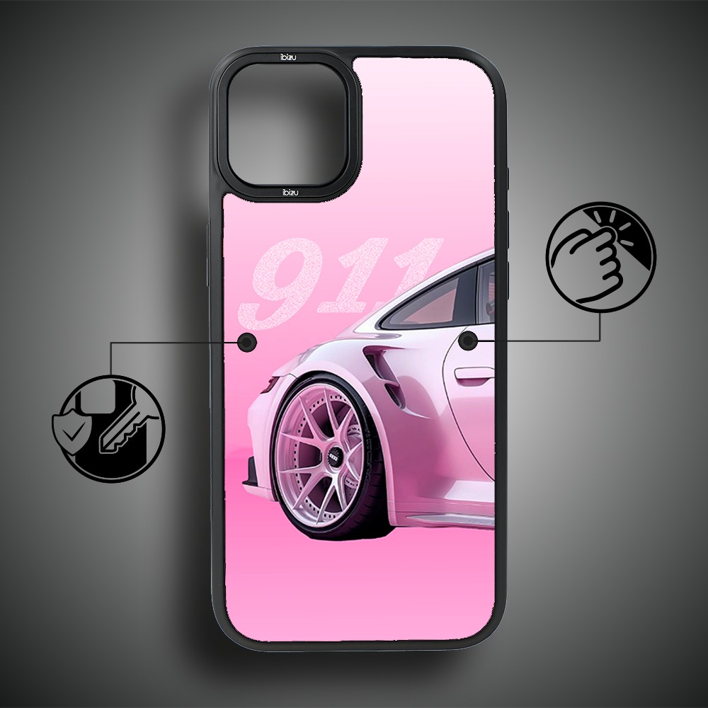 Etui do iPhone 14 Plus IBIZU DropGuard Matt z MagSafe, TechDrive, 911 różowe