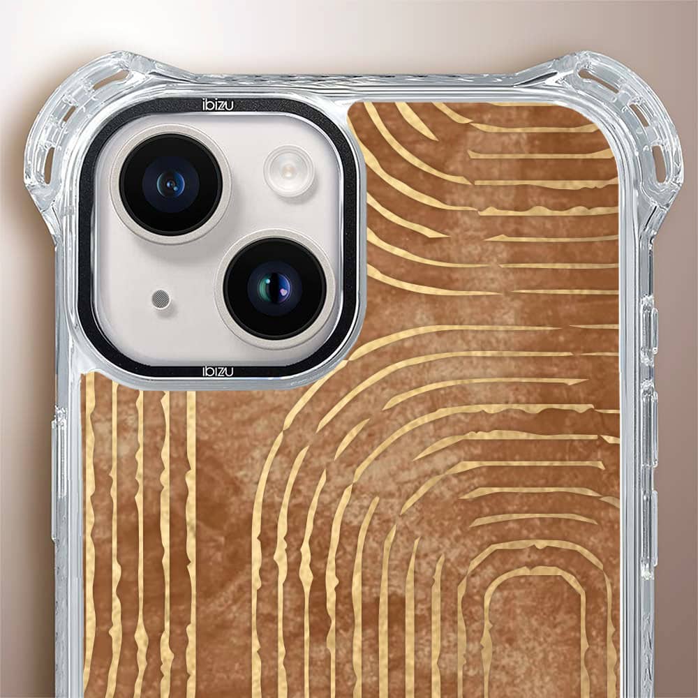 Etui do iPhone 14 Plus, Ibizu DropGuard Ultra z MagSafe, Boho, Geometryczne linie