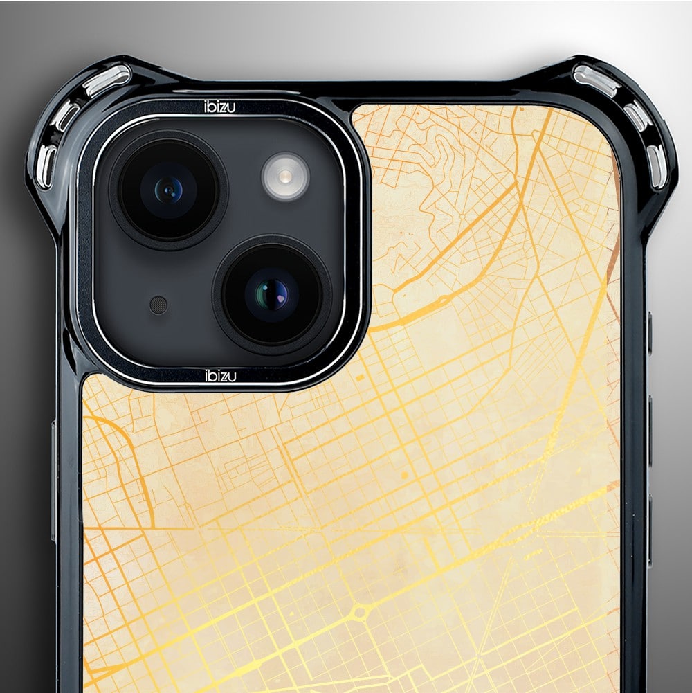 Etui do iPhone 14 Plus, Ibizu DropGuard Ultra z MagSafe, Mapy Świata, Barcelona