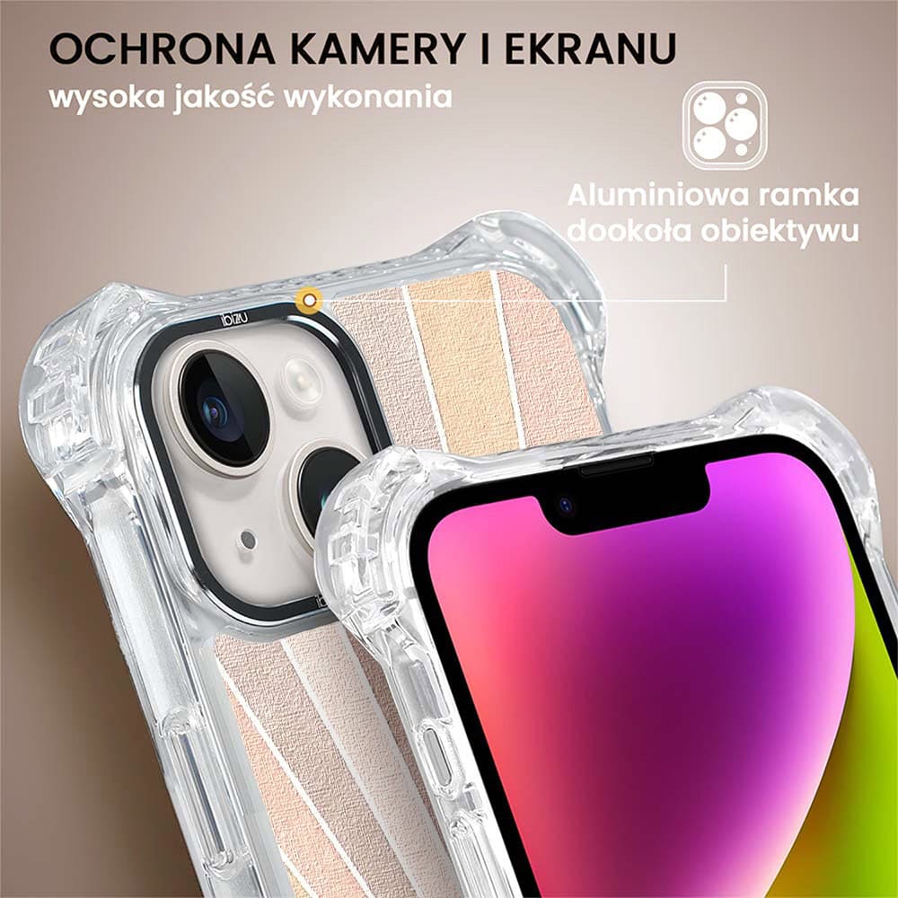 Etui do iPhone 14 Plus, Ibizu DropGuard Ultra z MagSafe, Boho, Wschód słońca