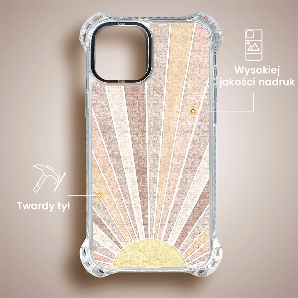 Etui do iPhone 14 Plus, Ibizu DropGuard Ultra z MagSafe, Boho, Wschód słońca